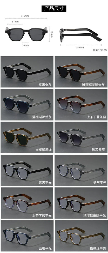 Men's Reading Glasses Blue Light Optical Lenses with Recipe Woman Vintage Tr90 Photochromic Lens Women's Eyeglasses with Frame