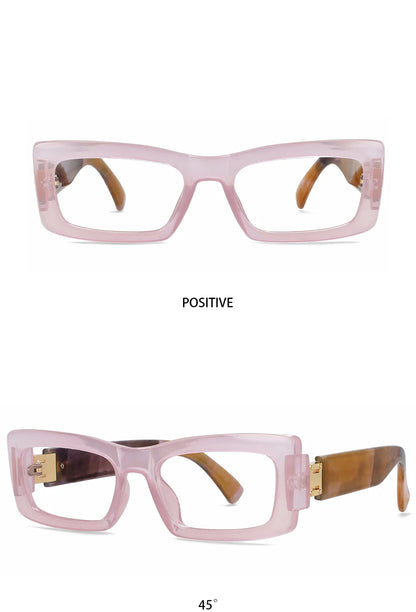 R56339 Women's Square Cat Eye Reading Eyes +1.00 +1.50 +2.00 Modern Small Frame Retro Presbyopia Glasses