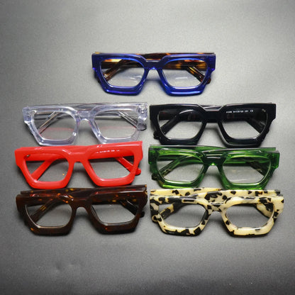 Gatenac Acetate Reading Glasses Handmade Photochromic Anti Blue Light Prescription Glasses Frame Men Progressive Myopia Eyewear
