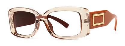 Vintage Black Square Reading Glasses Women 2025 Luxury Brand Blue Light Blocking Computer Presbyopia Eyeglasses Diopter 0~+ 6.00