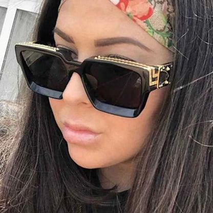 LOERHUNAR Brand Design Luxury Square Myopia Sunglasses Men Women Fashion Shades UV400 Vintage Optical Prescription Glasses