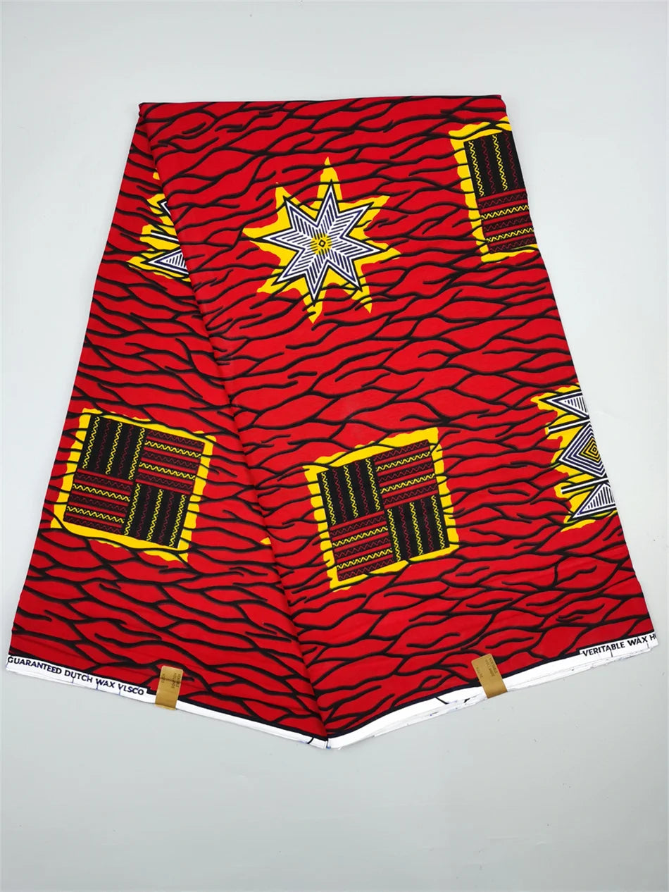 New 100% Cotton Original Real Wax Ankara Fabric 2021 African Print Fabric For Wedding Dress Tissue African Fabric Wax Fabric