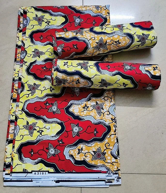 African Ankara prints batik patchwork fabric real wax African sewing material 100% cotton good quality tissu for dress crafts