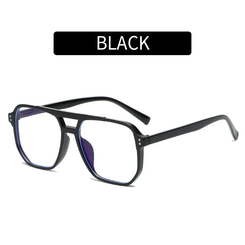 Transparent Computer Glasses Frame Women Men Anti Blue Light square Eyewear Blocking Glasses Optical Spectacle