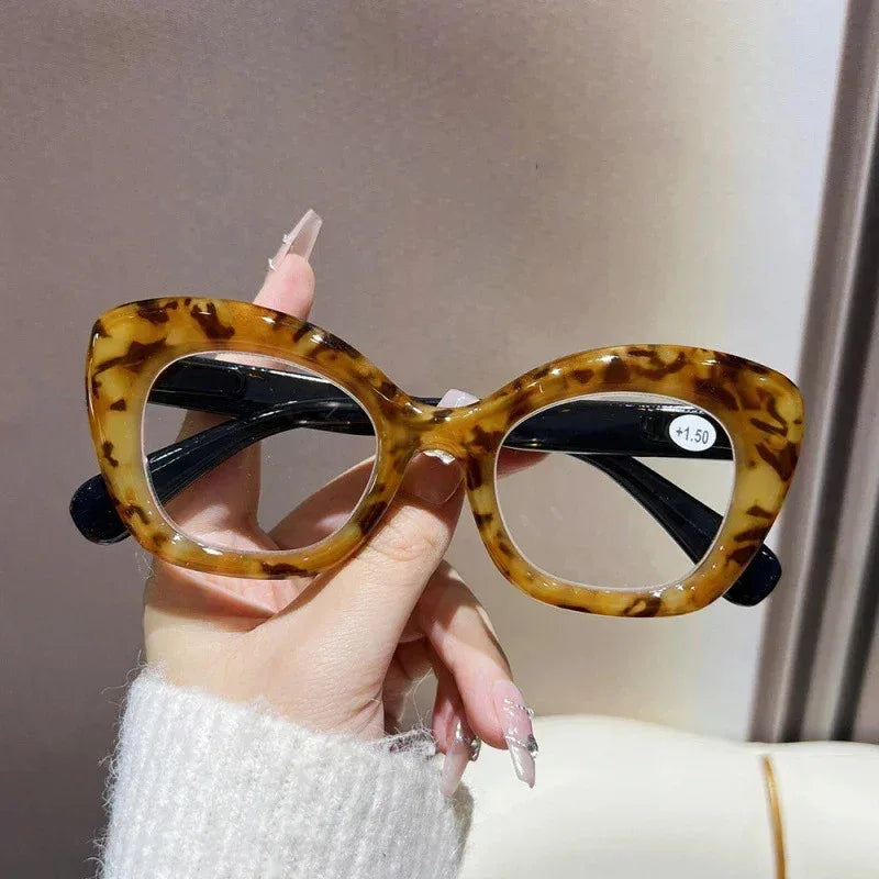 Vintage Finished Presbyopia Glasses Unisex Women Men's Anti Blue Light Farsighted Eyewear Optical Prescription Reading Glasses