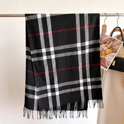 65*200cm Fashion Luxury Brand Women Scarf Cashmere Shawl Winter Warm Outdoor Pashmina Scarves Wrap Lady Decorate Neckerchief