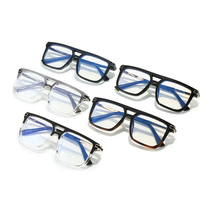 VICKI Mature Man's Double-barreled High-end TR Glasses - Customizable Prescription - Anti-blue Light Glasses Multifocal 84003