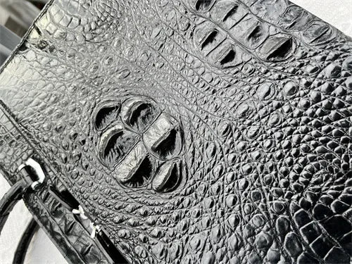 2024 New Luxury Real Crocodile Leather Laptop Bags Alligator Genuine Leather Men's Briefcase Brand Travel Messenger Computer Bag