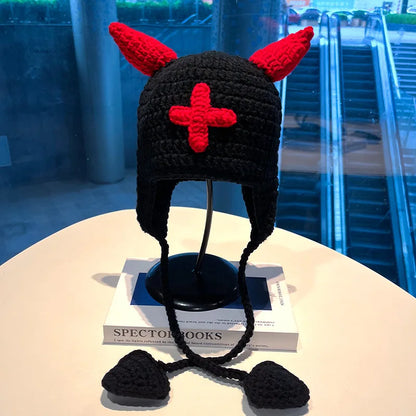 Unisex Balaclava Fashion Cosplay Carnival Party Winter Warm Cap Adult Children Autumn Winter Funny Cartoon Monster Knitted Hat