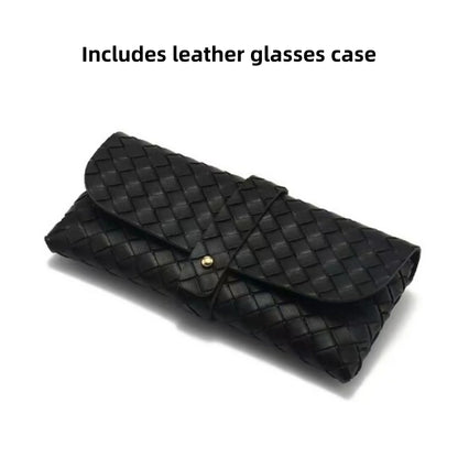 1 Pair of Classic and Fashionable Sunglasses, Personalized Uv Protection Sunglasses, Women's Polarized Sunglasses (with Leather Case), a Gift for Elders and Girlfriends