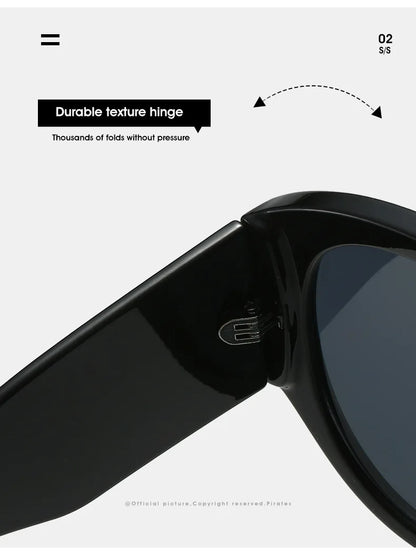 New Large Frame Luxury Myopia Glasses Anti Blue Light Oversized Pilot Fashion Eyeglasses Oval Clear Lens Short-sighted Eyewear