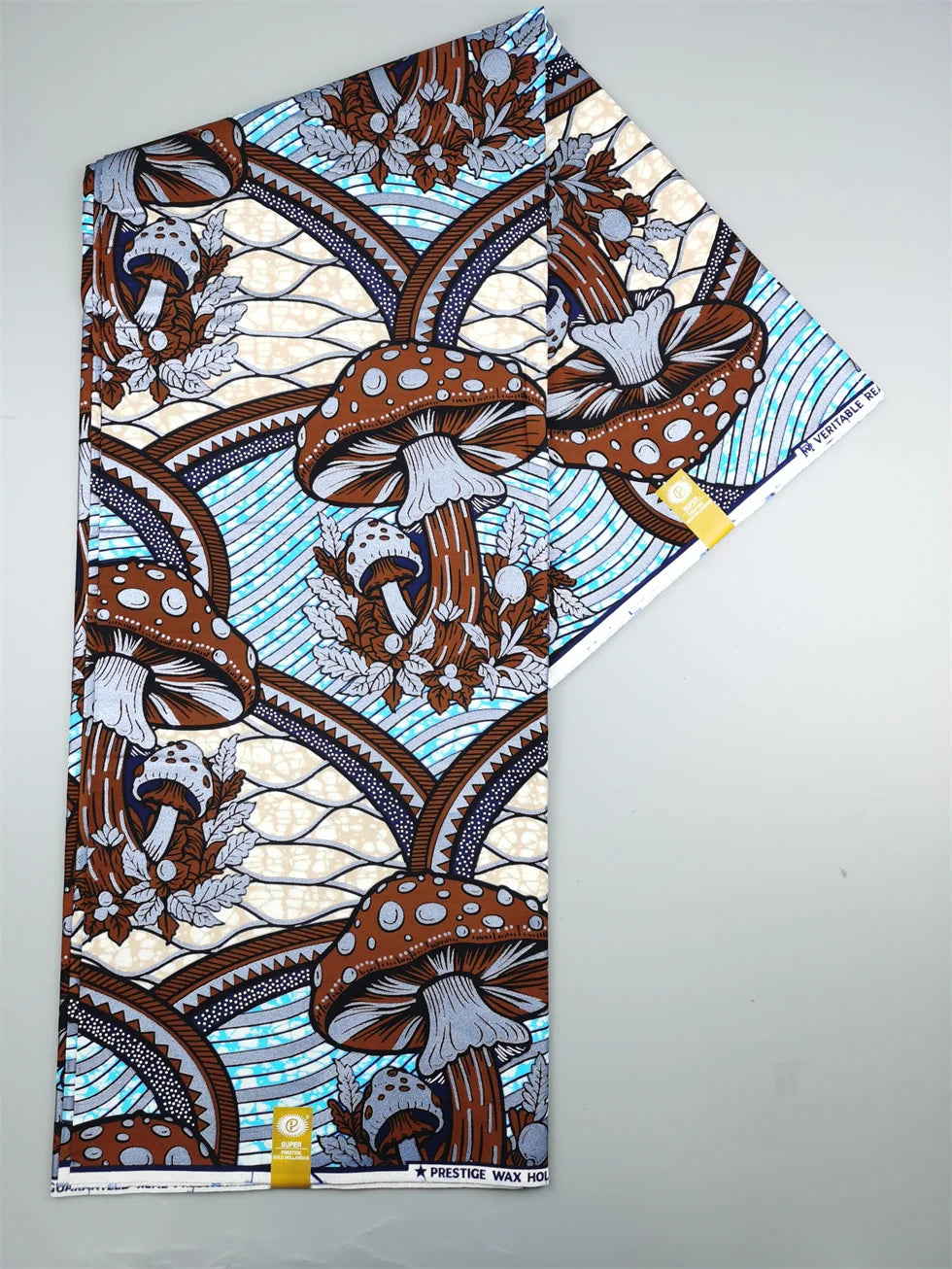 Newest Grand African Wax Glitter Glam Fabric 100% Cotton Ankara Batik Material Pagne Wax Gold Print Sewing Party Dress