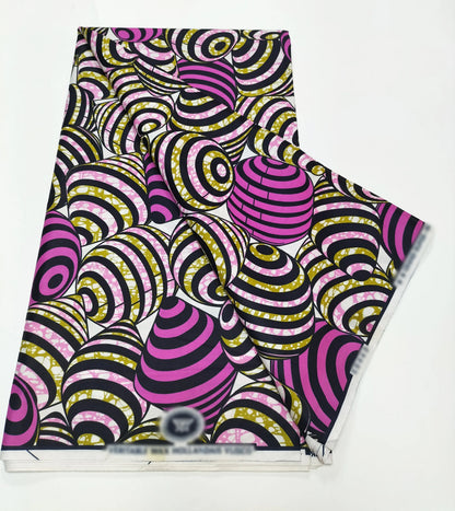 2025 Newest Veritable Original Super-W Guaranteed Dutch Hollandais Pagne Real Wax Print Fabric African Dress 100% Cotton 6 yard