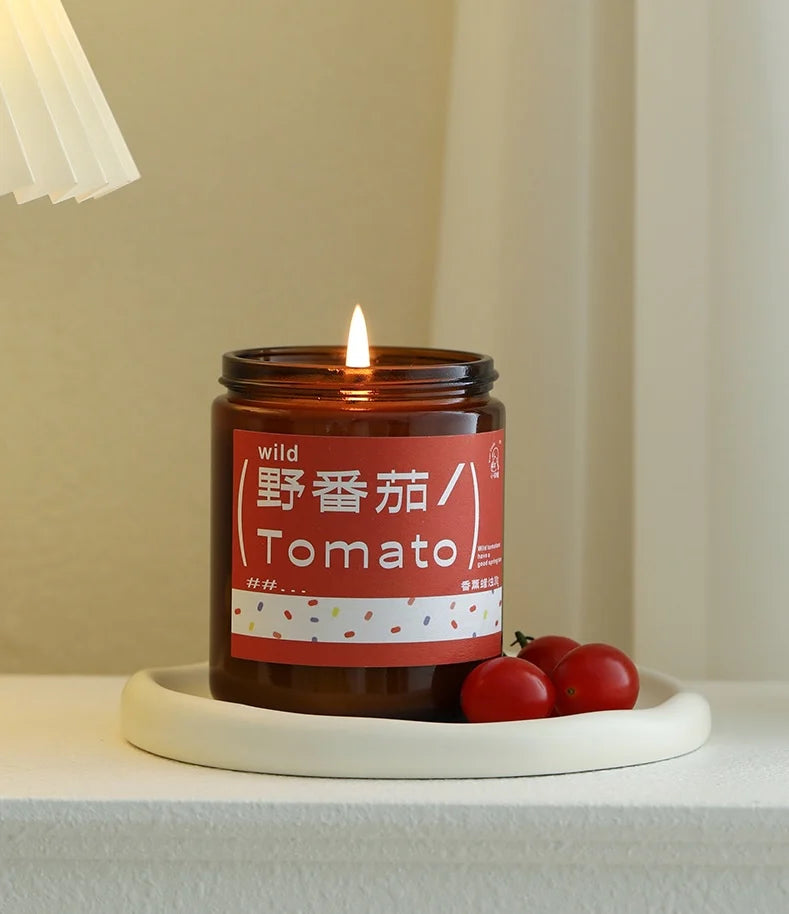 Plant Fragrance Aromatherapy Candle Wild Tomato Aroma Room Bedroom Fragrance Decoration Housewarming Gift Wedding Companion Gift