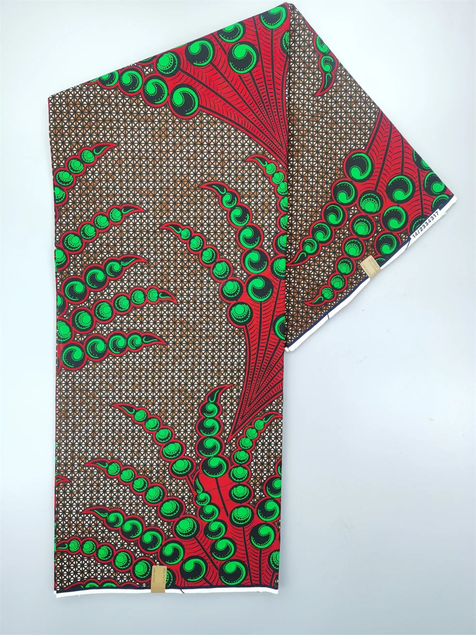 Dutch Hollandais Printed Fabric for African Classical Dress Veritable Real Wax Guaranteed 100% Cotton 6 Yards