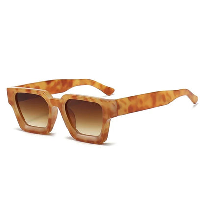 JNPCXI Fashion Square Women Luxury Sunglasses Retro Green Brand Designer Men Trending Sun Glasses Shades UV400