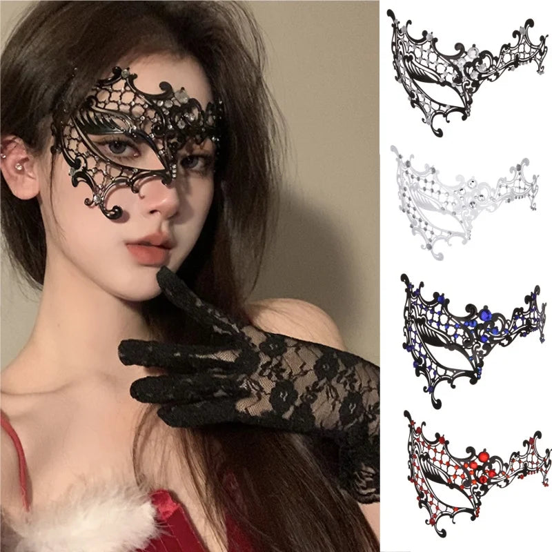 Sexy Lace Mask Women Eye Masquerade Halloween Party Masks Masked Ball Cosplay Masque Venetian Costumes Carnival Half Face Mask