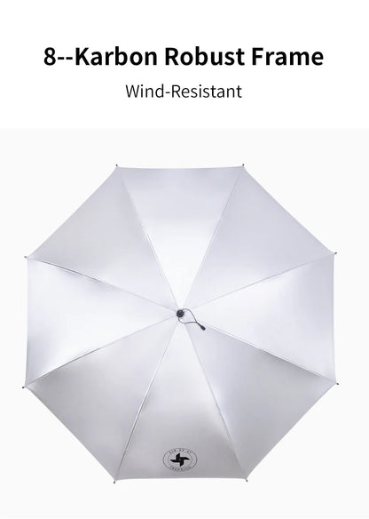 Hiking Umbrella Ultralight Outdoor trekkin long umbrella hands-free UV protection Umbrella Clip for Backpacks Sun & Rain Outdoor