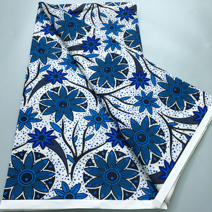 African New Wax Fabric Nigeria Ankara Wax Fabrics Newest Design Block Prints Batik Dutch For Dresses Sewing Cloth Materials
