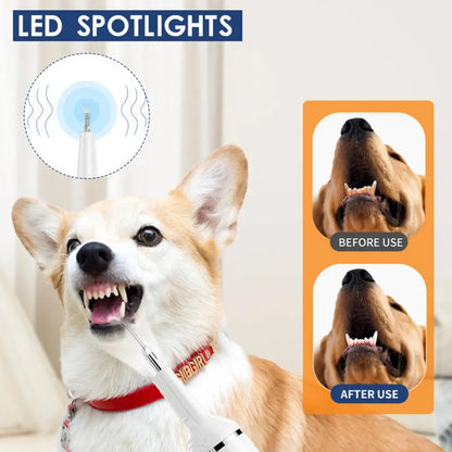 All-in-one Pet Oral Care Pet Dental Care Kit for Plaque Removal Durable Toothbrush Set for Dogs Cats High Efficiency for Safe