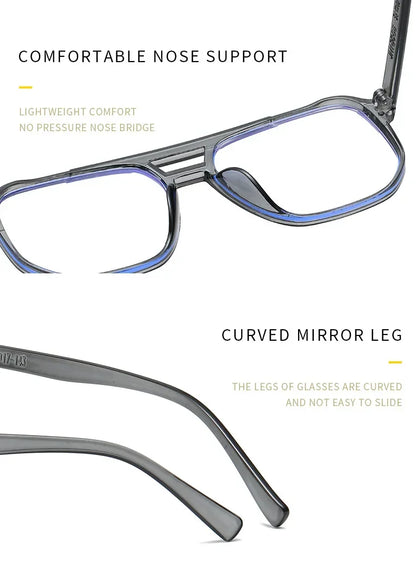 Transparent Computer Glasses Frame Women Men Anti Blue Light square Eyewear Blocking Glasses Optical Spectacle
