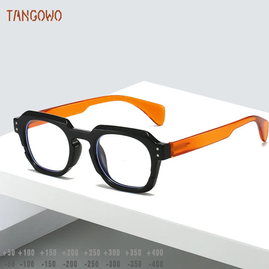 TANGOWO Blue Light Blocking Glasses for Men Lunette De Lecture Femme Reading Glass Man Eyeglass Frames Women Myopia Lenses Woman