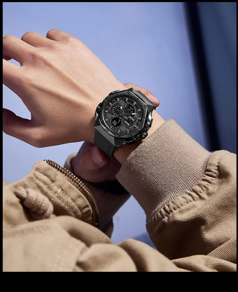 SMAEL Brand 8113 Waterproof Dropshipping Watch Alarm Clock night light Young Fashion business Quartz Sport Wristwatches