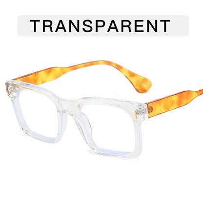 Eyeglass Frames Square Blue Light Blocking Reading Glasses Men High Quality Eyeglasses Man Eyewear