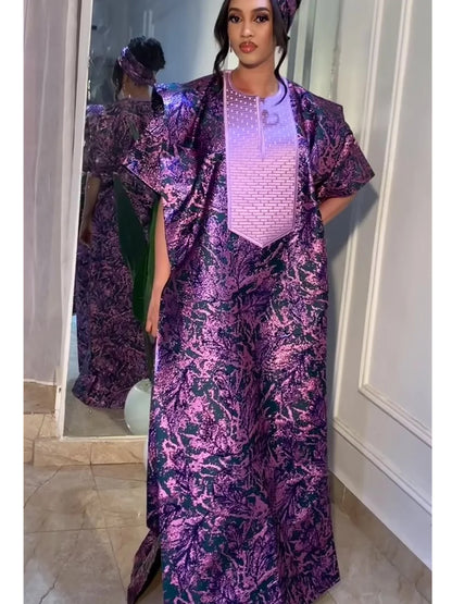African Dresses for Women Traditional Africa Clothing Dashiki Ankara Outfits Gown Abayas Robe Muslim Kaftan Maxi Long Dress 2025