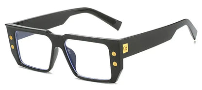 Fashion Ultralight Anti Blue Blocking Glasses Retro Women Grey Square Small Frame Prescription Eyewear Computer Reading Glasses