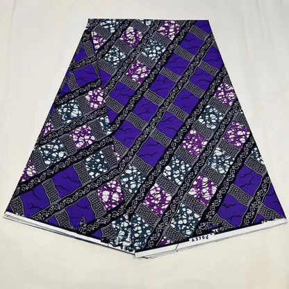 Ankara Fabric African Real Wax Print Cotton 100% New Design 2024 Tissus Wax Africain Patchwork Fabric For Dress 6yard Sales Soft