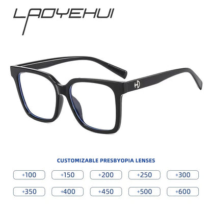 Retro Reading Eyeglasses for Women Oversize Cat Eye Anti Blue Light Presbyopia Glasses Prescription Eyewear 0 -To +600