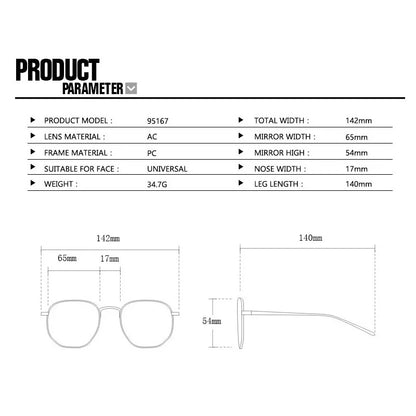Large Square Anti Blue Light Reading Glasses Men Women Classic Designer Clear Presbyopic Eyewear Prescription Optical Glasses