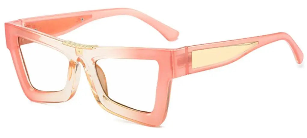 Fashion Personality Colorful Cat Eye Reading Glasses Women Men Luxury Big Frame Anti Blue Light Glasses Presbyopia Eyeglasses
