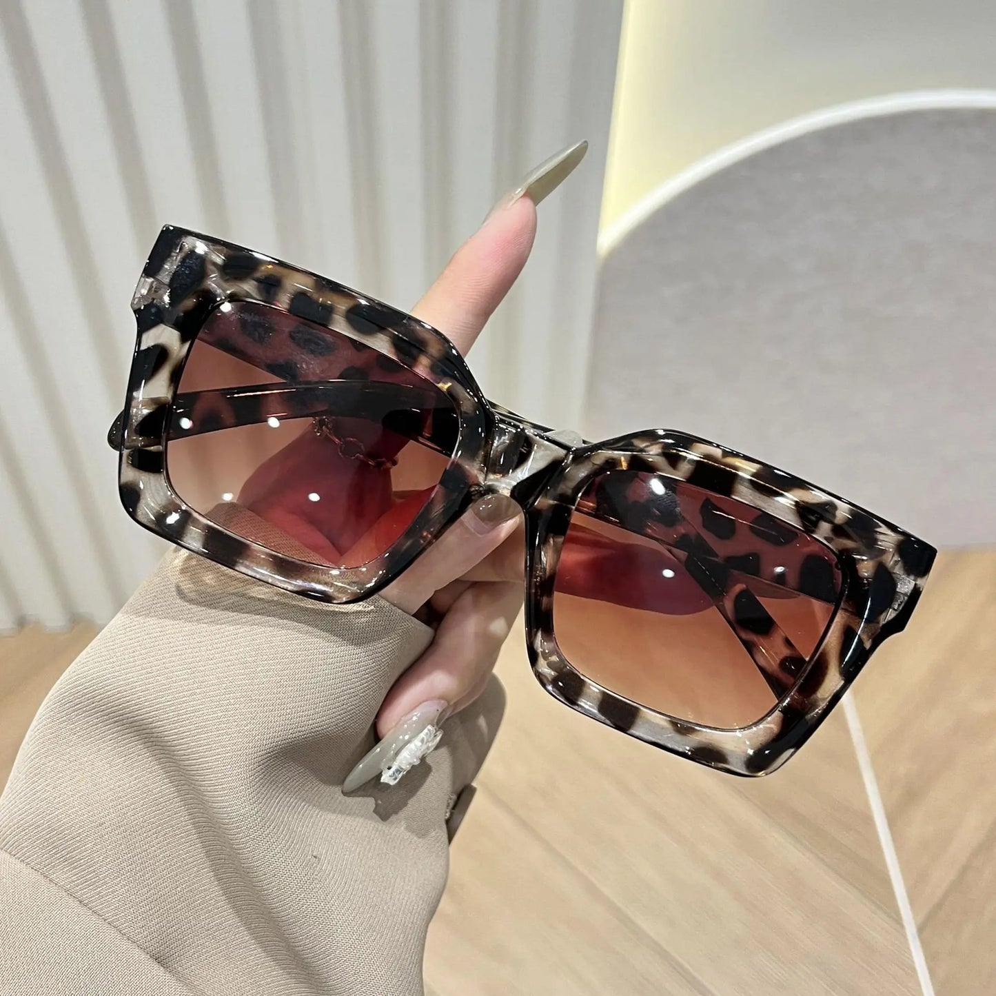 Vintage Black Computer Glasses Frame Women Men Anti Blue Light Square Eyewear Blocking Glasses Optical Spectacle New Eyeglass
