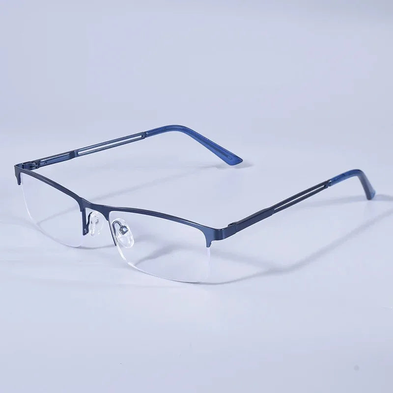 Light Half Frame Reading Glasses Blue Light For Presbyopia Eyeglasses with Diopters +1.0+1.25+1.5+1.75+2.0+2.25+2.5+2.75+3.0+4.0