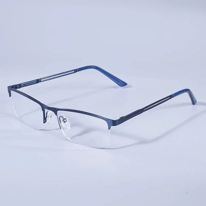 Light Half Frame Reading Glasses Blue Light For Presbyopia Eyeglasses with Diopters +1.0+1.25+1.5+1.75+2.0+2.25+2.5+2.75+3.0+4.0