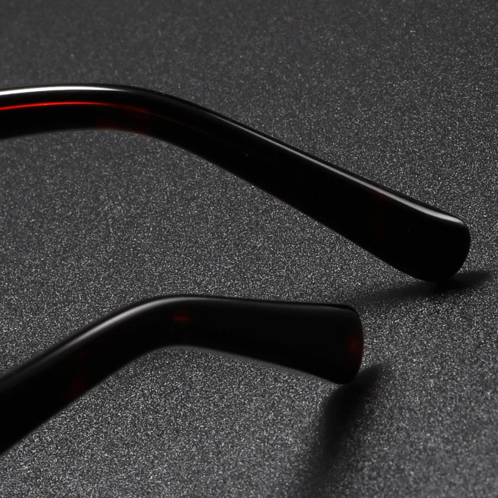 Luxury Brand Designer Thick Acetate Oversized Frame for Men Women Trendy Optical Eyewear Stylish Shield For Men lentes de sol