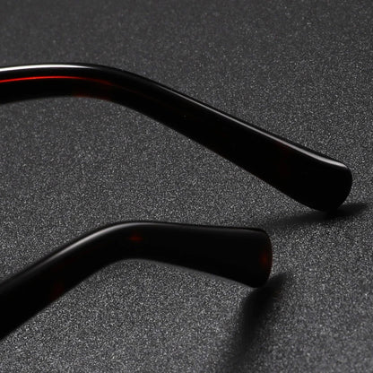 Luxury Brand Designer Thick Acetate Oversized Frame for Men Women Trendy Optical Eyewear Stylish Shield For Men lentes de sol