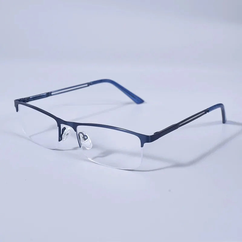 Light Half Frame Reading Glasses Blue Light For Presbyopia Eyeglasses with Diopters +1.0+1.25+1.5+1.75+2.0+2.25+2.5+2.75+3.0+4.0