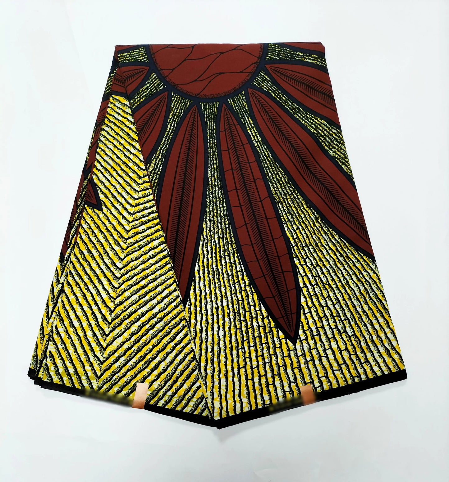 2025 Newest Ankara Real Wax Fabric Guaranteed Veritable African Wax Print Pagne Fabric 100% Cotton 6 Yards Ghana Style Dresses