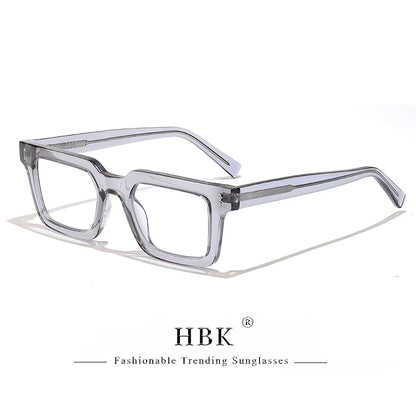 HBK Fashion Glasses Frames for Men TR90 Square Anti Blue Light Women's Daily Simple Business Glasses Optical Eyeglasses Frame
