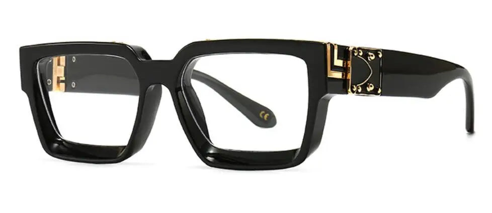 Anti Blue Light Unisex Transparent Computer Glasses With Diopter Minus 0 -1.5 -6.0 Luxury Brand Clear Myopia Square Eyeglasses