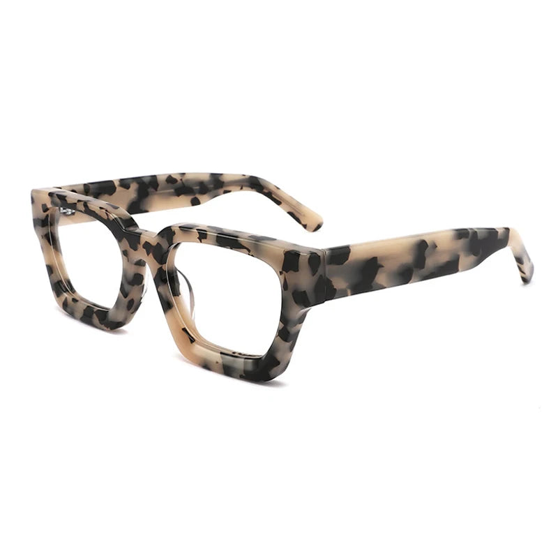 Gatenac Acetate Reading Glasses Handmade Photochromic Anti Blue Light Prescription Glasses Frame Men Progressive Myopia Eyewear