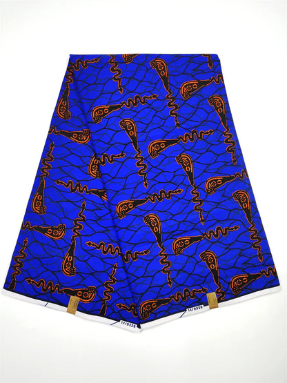 Dutch Ankara Wax Print Fabric High Quality Wax African Hollandais Fabric 100% Cotton Soft African Veritable Real Wax for Dress