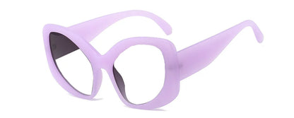 Oversized Reading Glasses Women Luxury Brand Designer Cat Eye Chunky Glasses Anti Blue Light Customised Prescription Glasses
