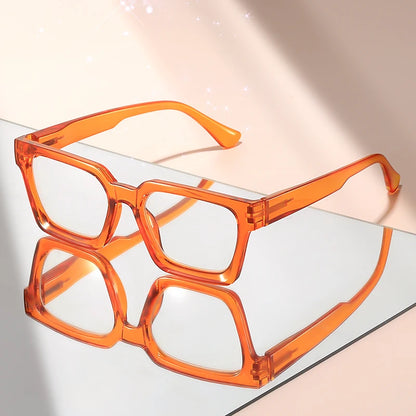 The small square frame reading glasses are classic, retro, simple and comfortable for daily wear. They are reading glasses