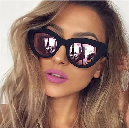 45204 Sexy Cat Eye Sunglasses Women Lovely Shades Glasses UV400 Brand Designer Eyewear