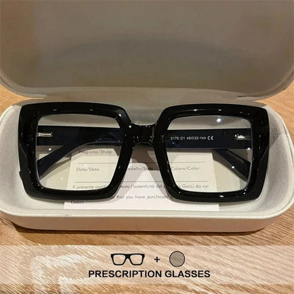 EYORA Oversize Fashionable Reading Glasses Anti Blue Ray Myopia Eyewear Progressive Photochromic Prescription Optical Glasses