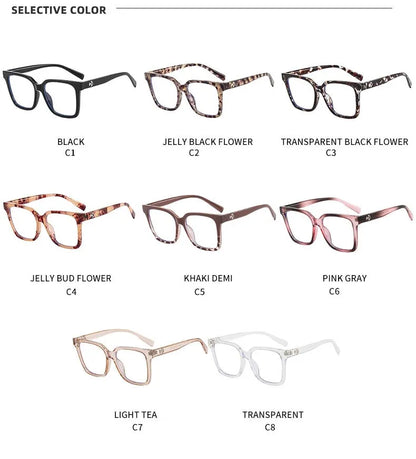 Retro Reading Eyeglasses for Women Oversize Cat Eye Anti Blue Light Presbyopia Glasses Prescription Eyewear 0 -To +600